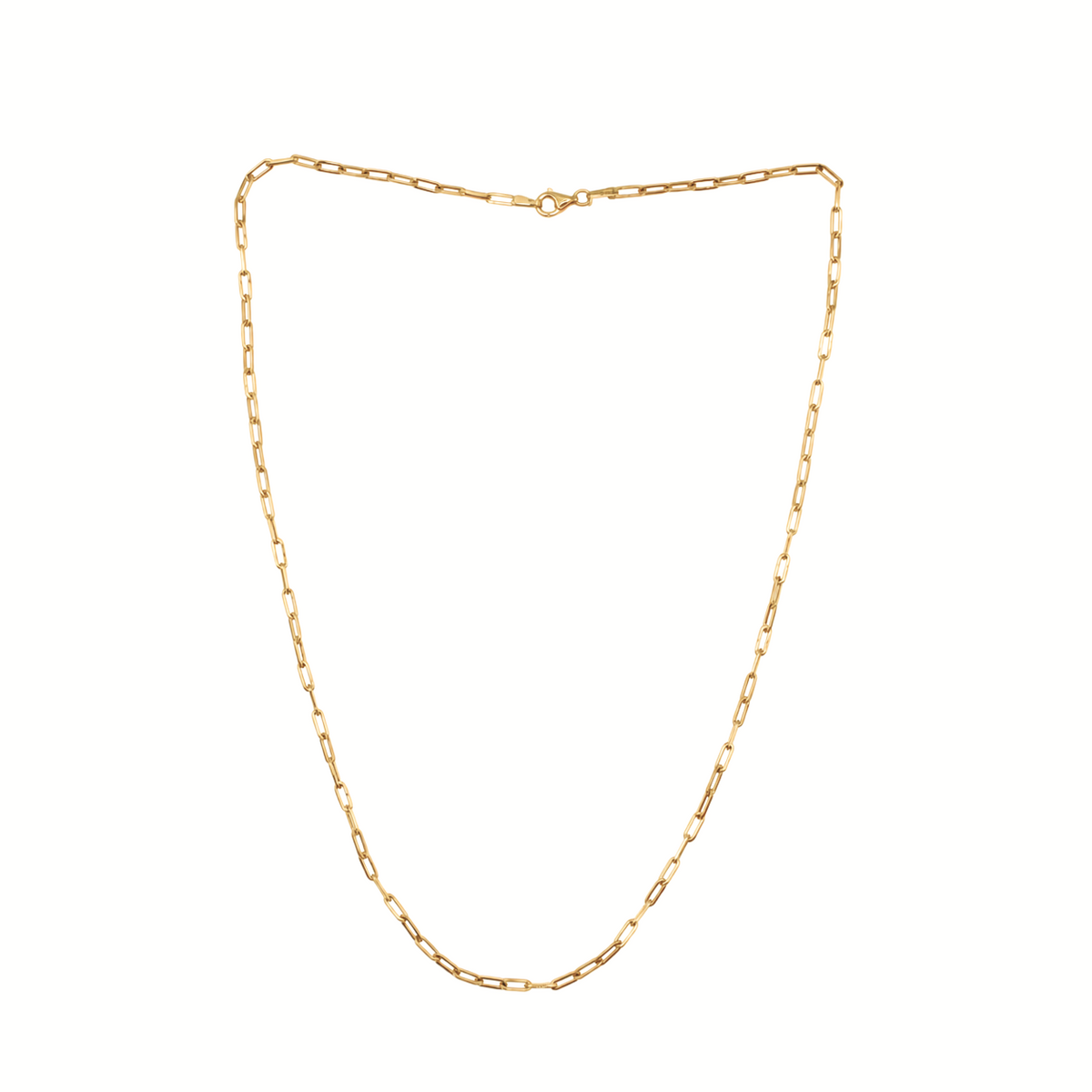 Small Paperclip Chain Necklace