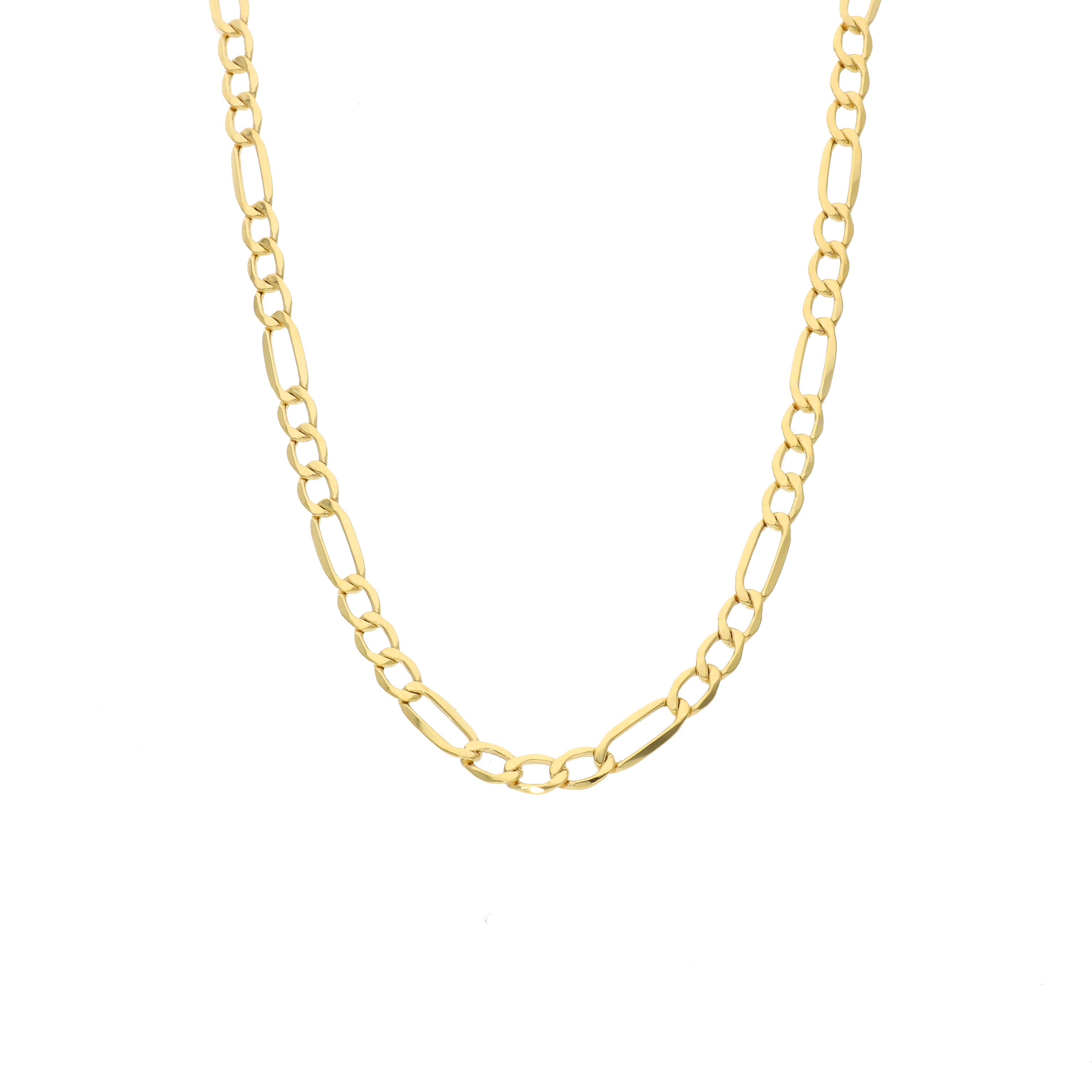 Figaro-Halskette aus massivem Gold – 14-karätige Goldkette – Herren-Goldkette – Damen-Goldkette – Goldhalskette als Geschenk für Herren und Damen