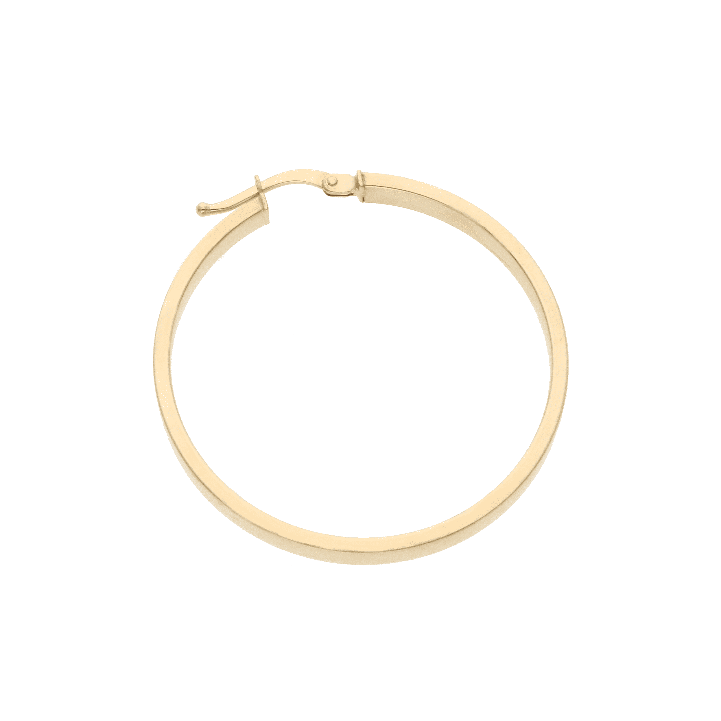 Flat Hoop Earrings
