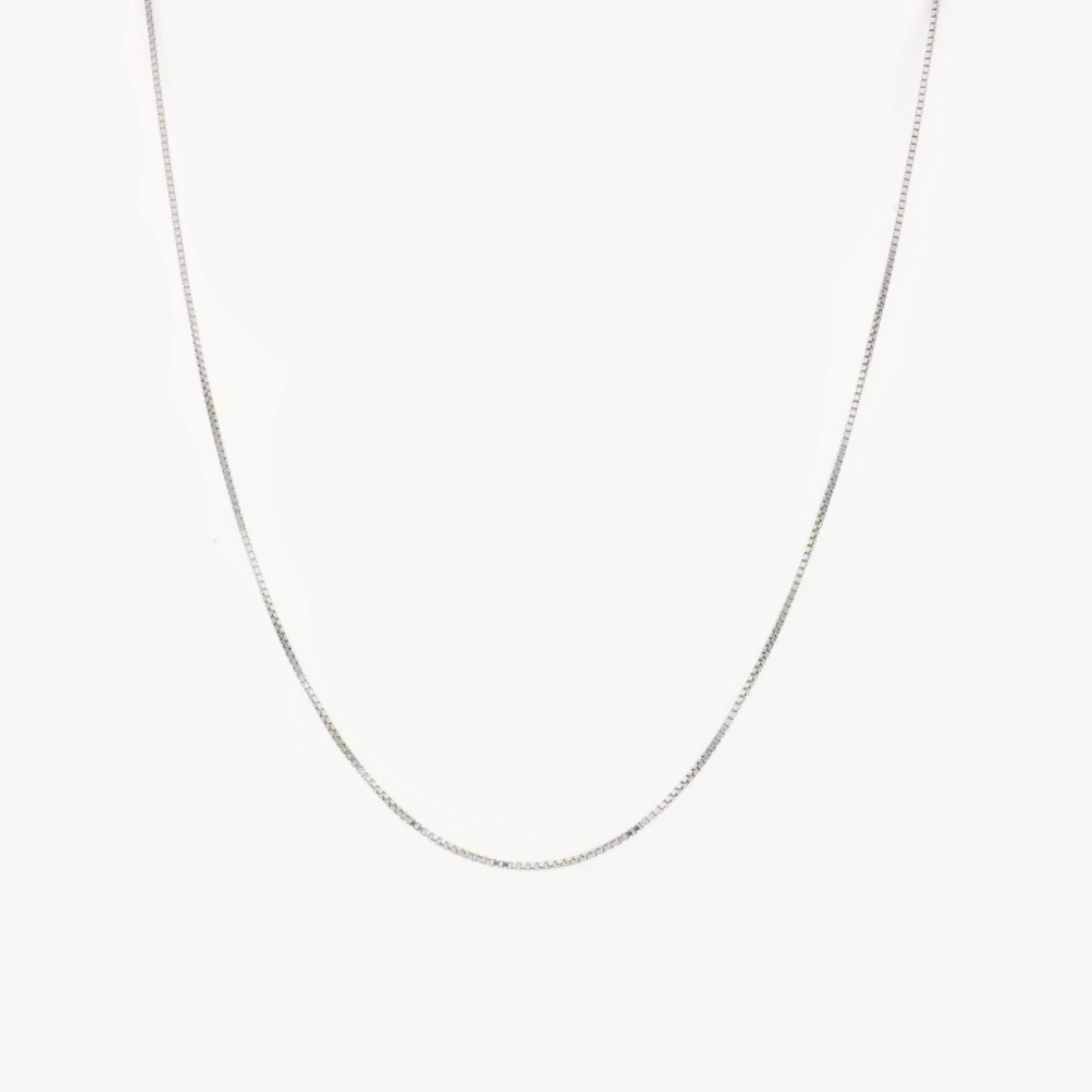 Halskette aus massivem Gold – 14 Karat Goldkette – Dünne Boxkette – Zarte Goldkette – 14 Karat Minimalistische Goldkette