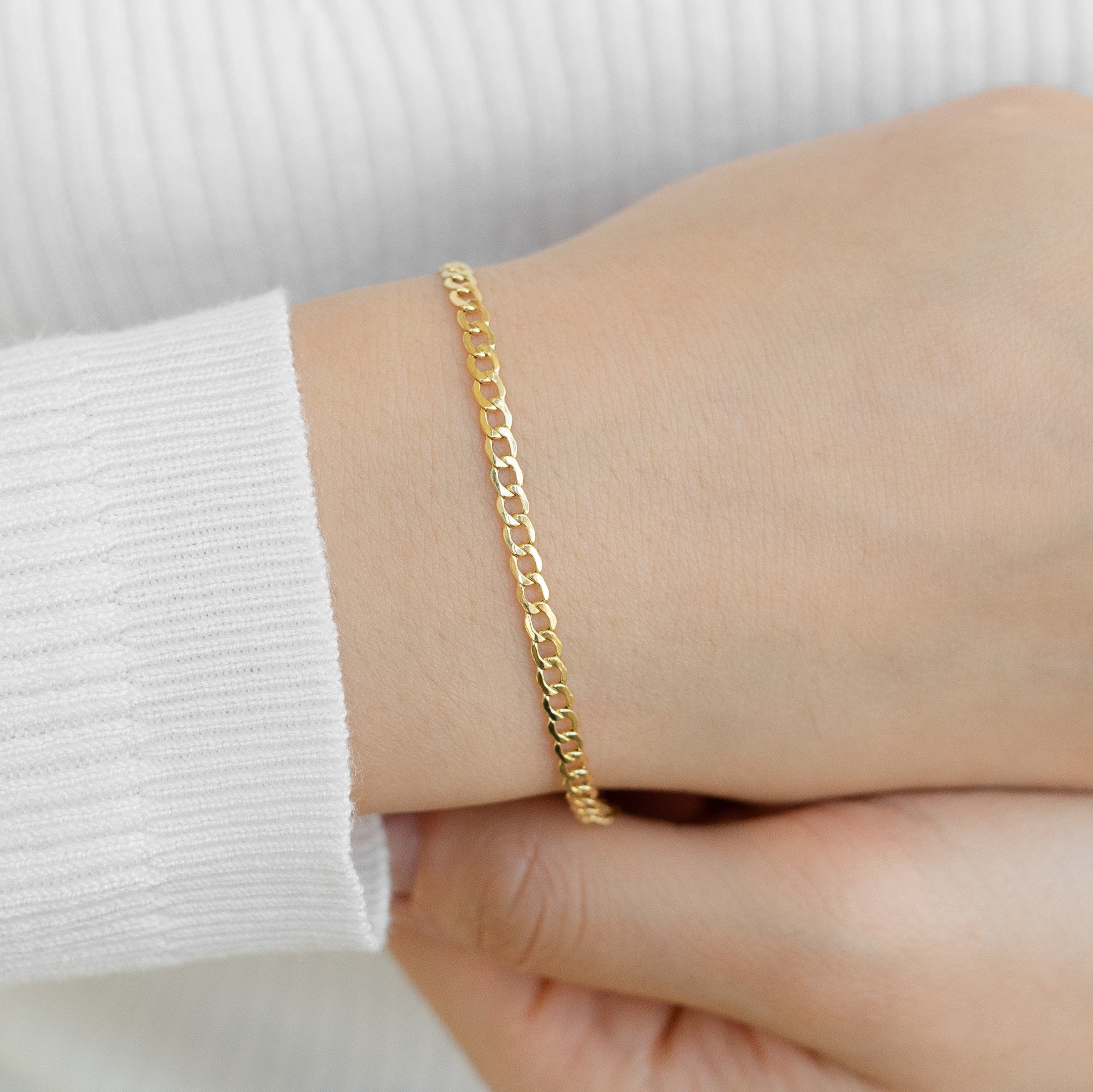 Zlatý náramek Cuban Link – 14karátové zlato
