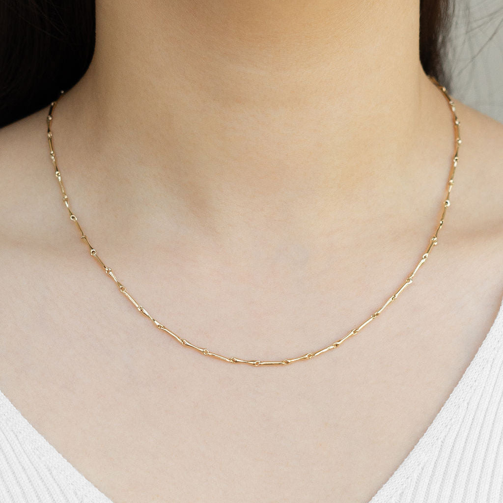 Bone Link Chain Necklace