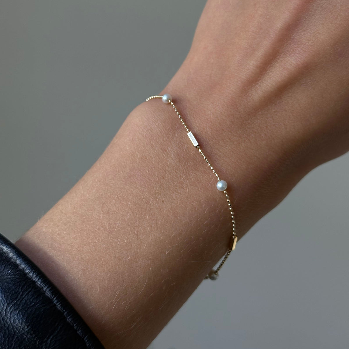Pearl & Bar Bracelet