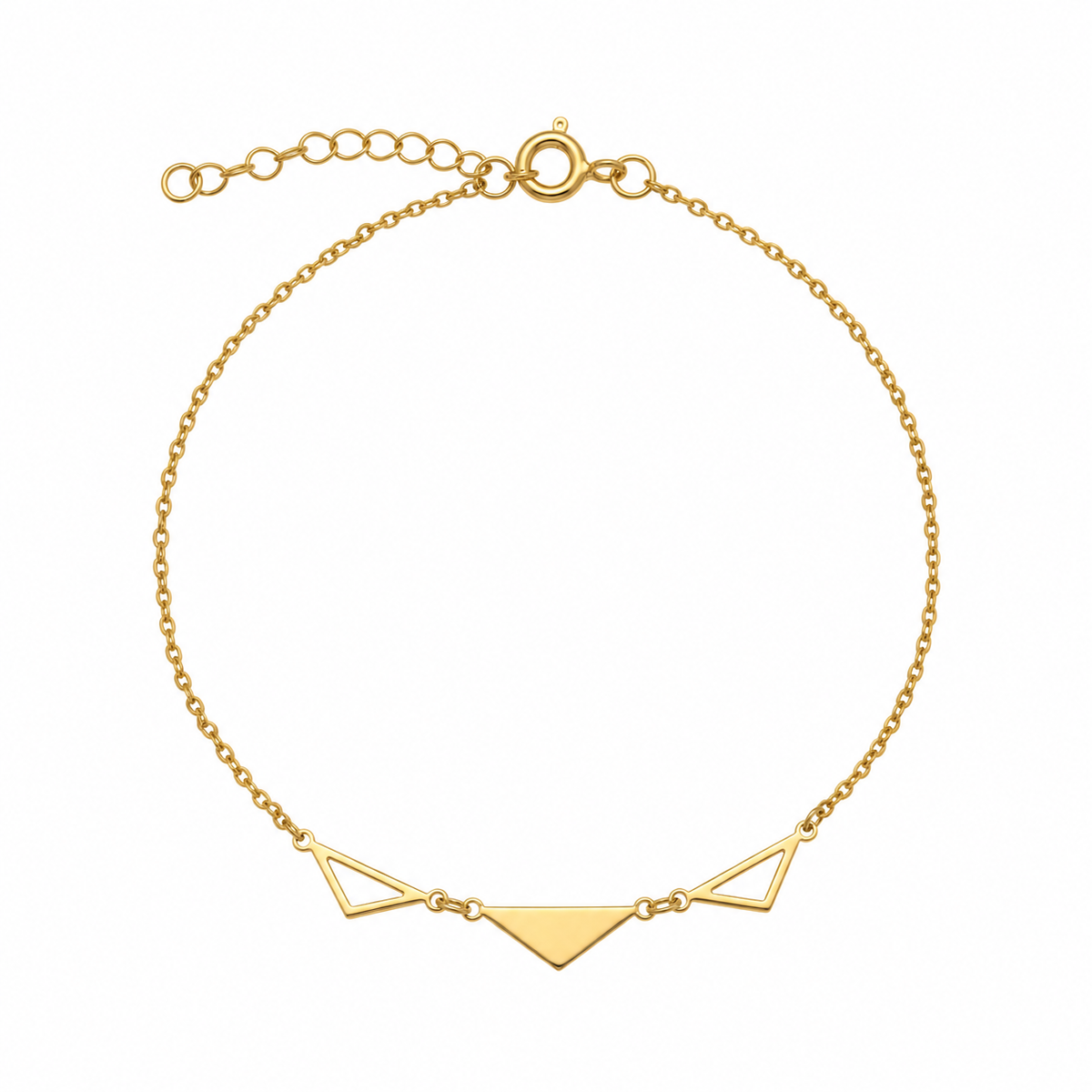 Geometric Triangle Bracelet