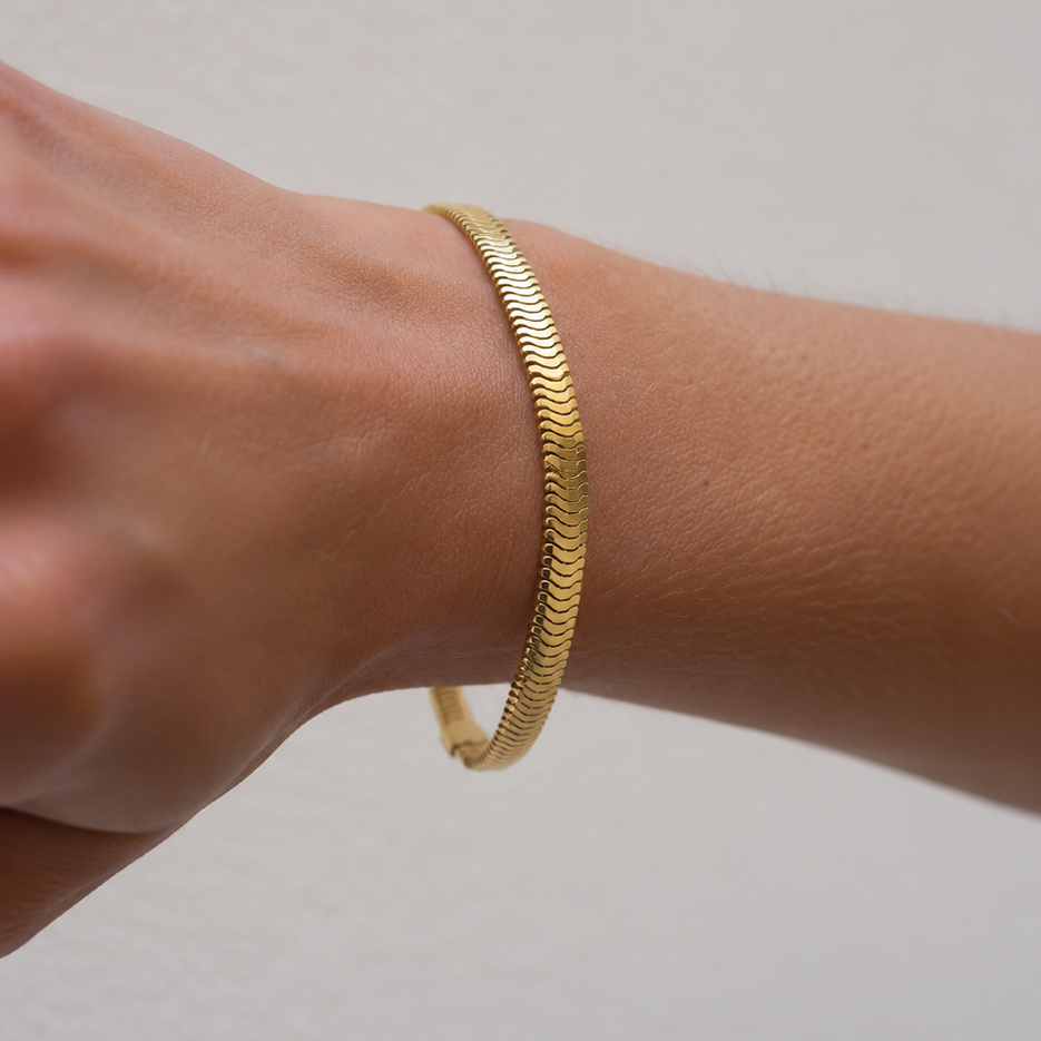 Herringbone Chain Bracelet