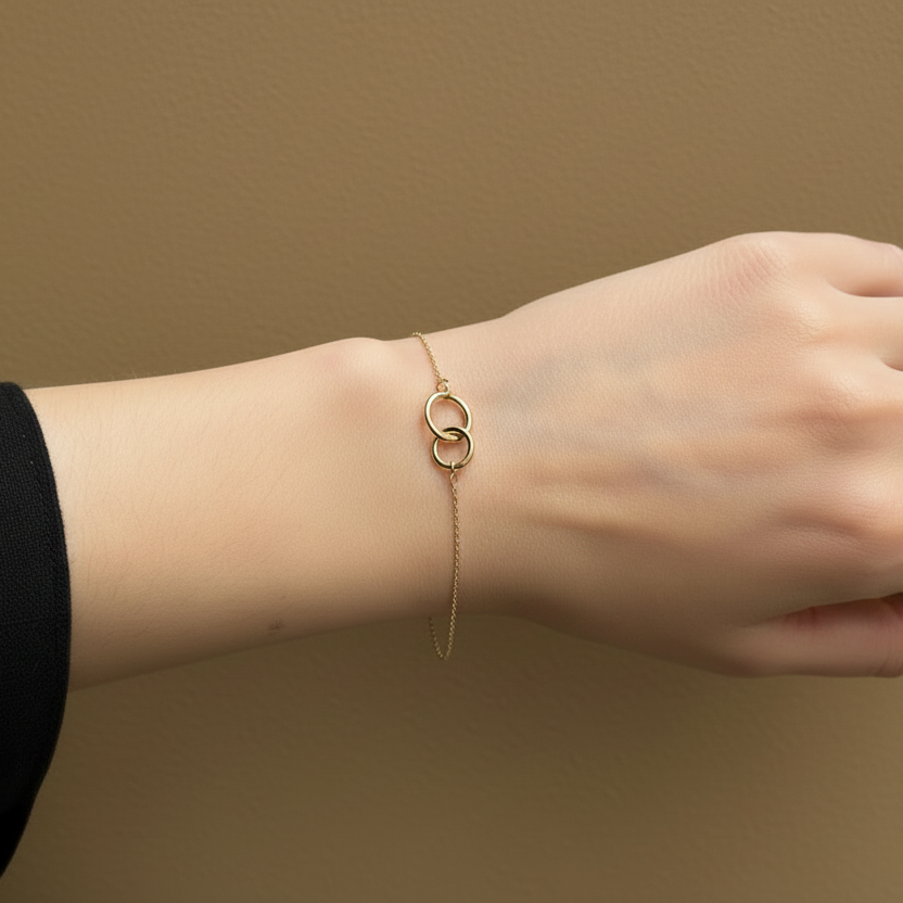 You And Me Gold Bracelet