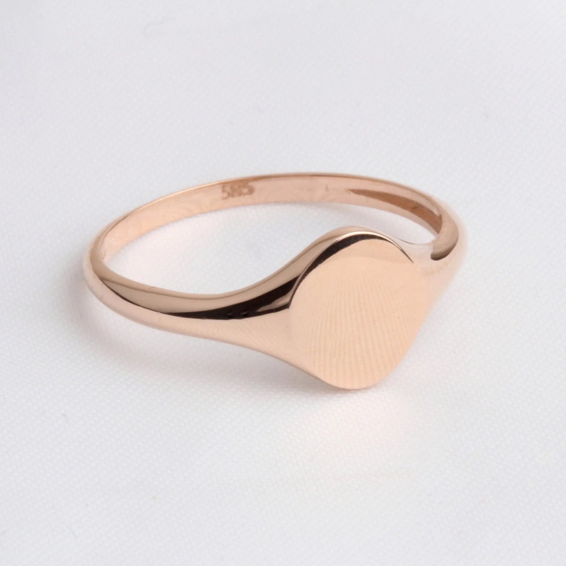 Gold Signet Ring , Solid Gold Ring , Signet Ring , Personalized Ring