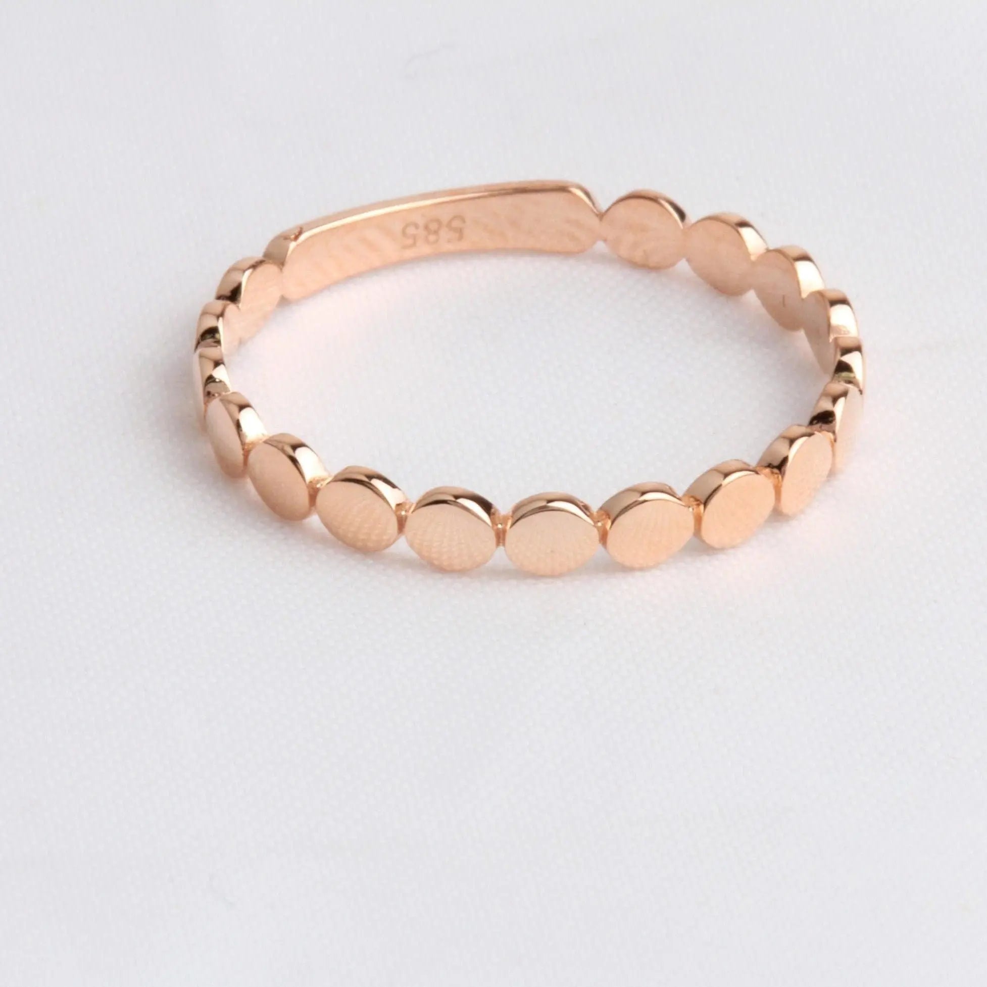 Solid Gold Ring , Stack Ring , Dainty Gold Ring