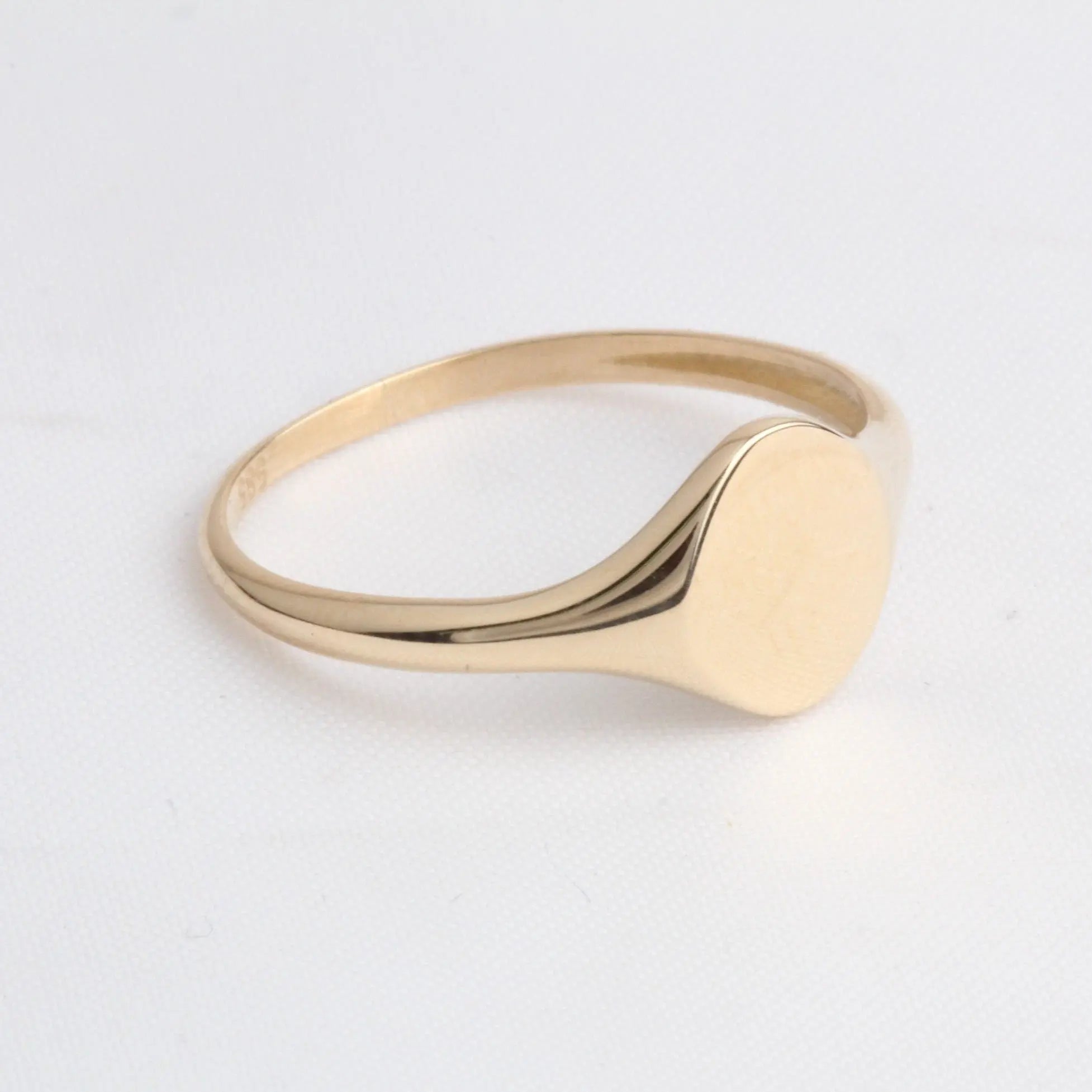 Gold Signet Ring , Solid Gold Ring , Signet Ring , Personalized Ring