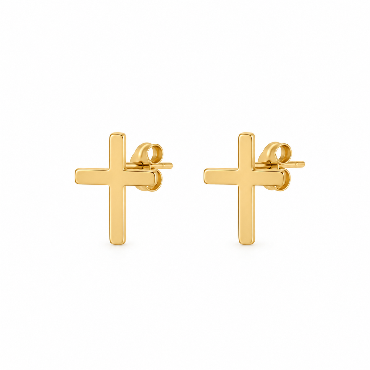 Cross Stud Earrings