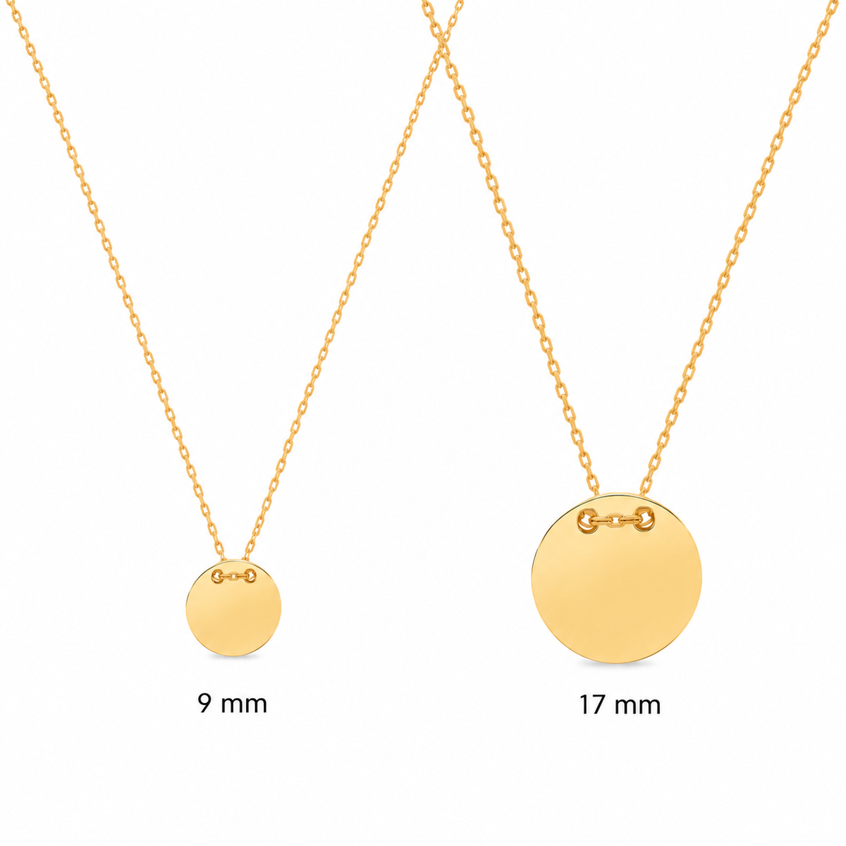 Round Disc Necklace