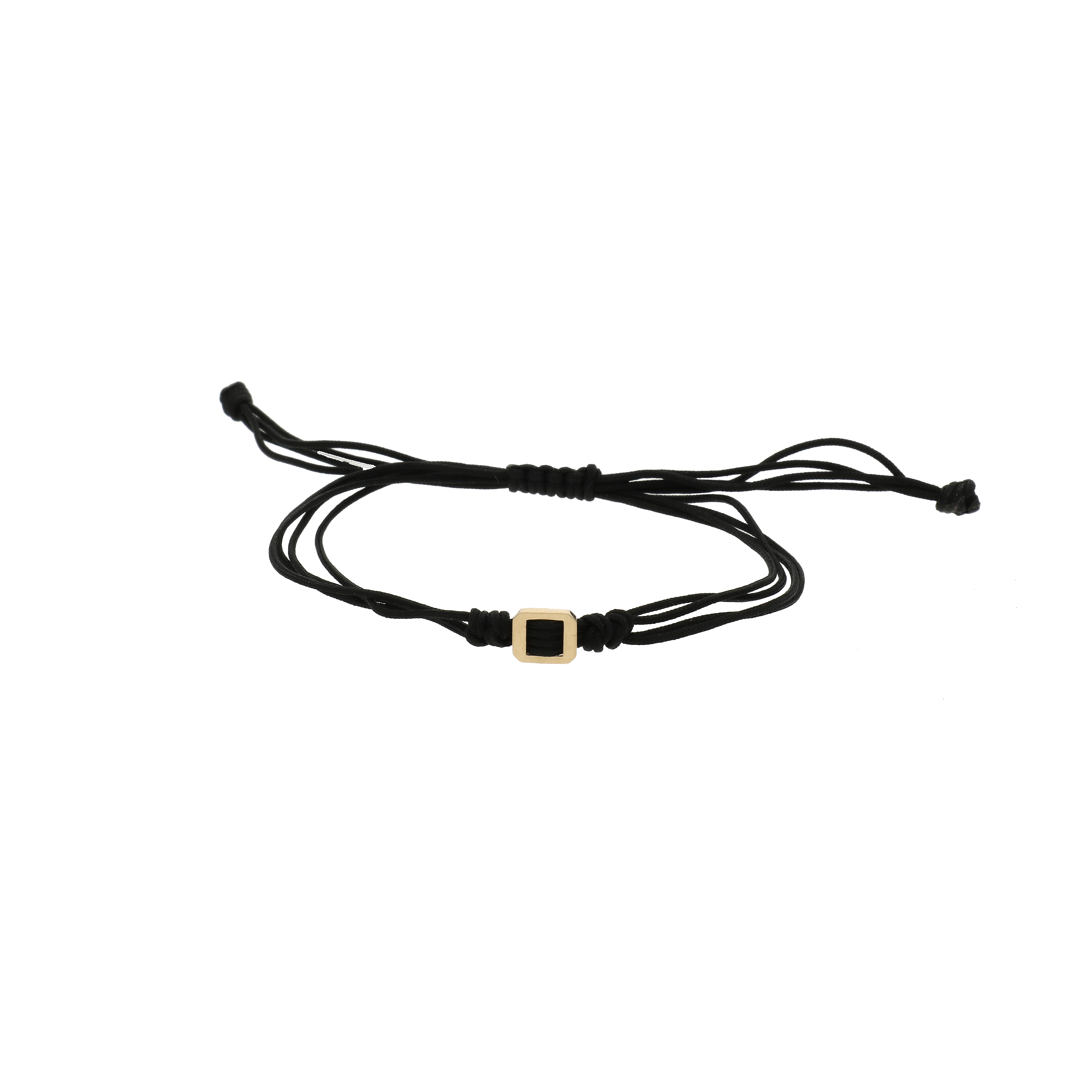 Square Macrame Bracelet In 14K Gold