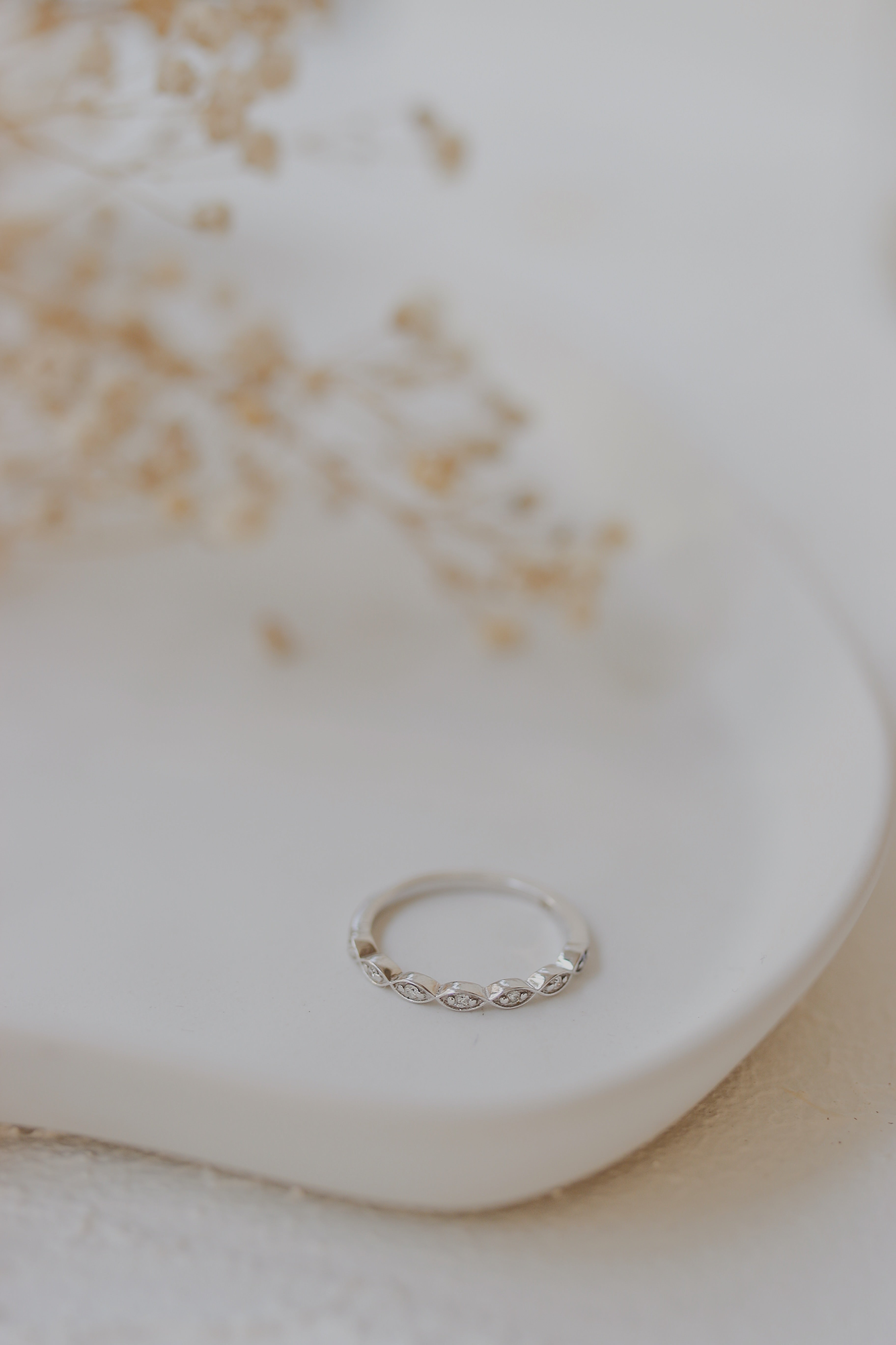 Antique Inspired Diamond Wedding Band Orizzo fine jewelry
