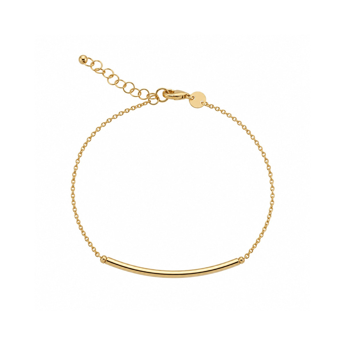 Minimalistisches Armband „Arc“ aus 14 Karat Gold