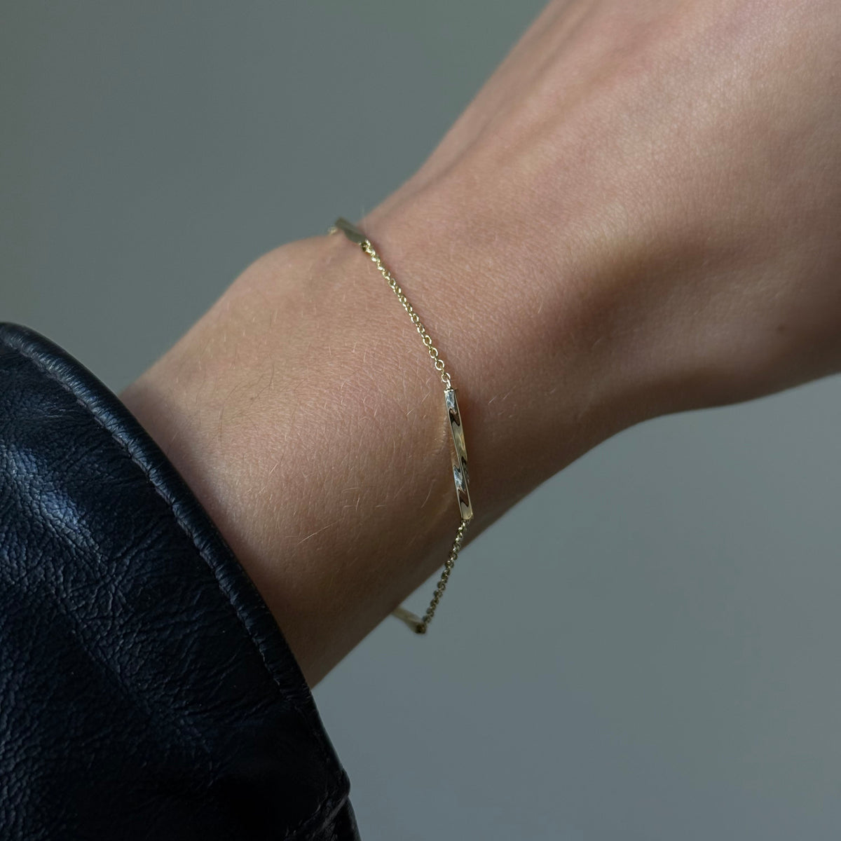 Textured Bar Bracelet