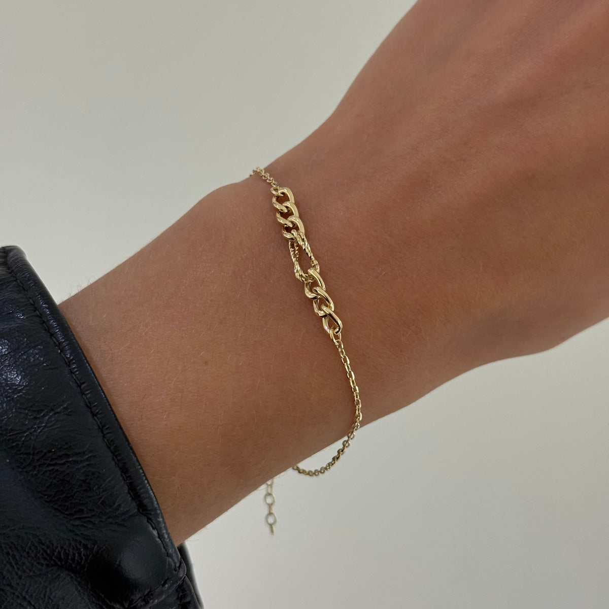 Alternating Cuban Bracelet