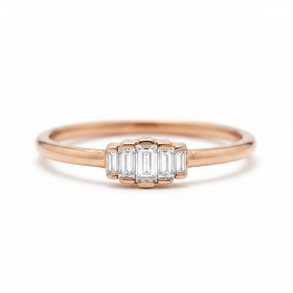 Art Deco Baguette Diamond Eternity Ring