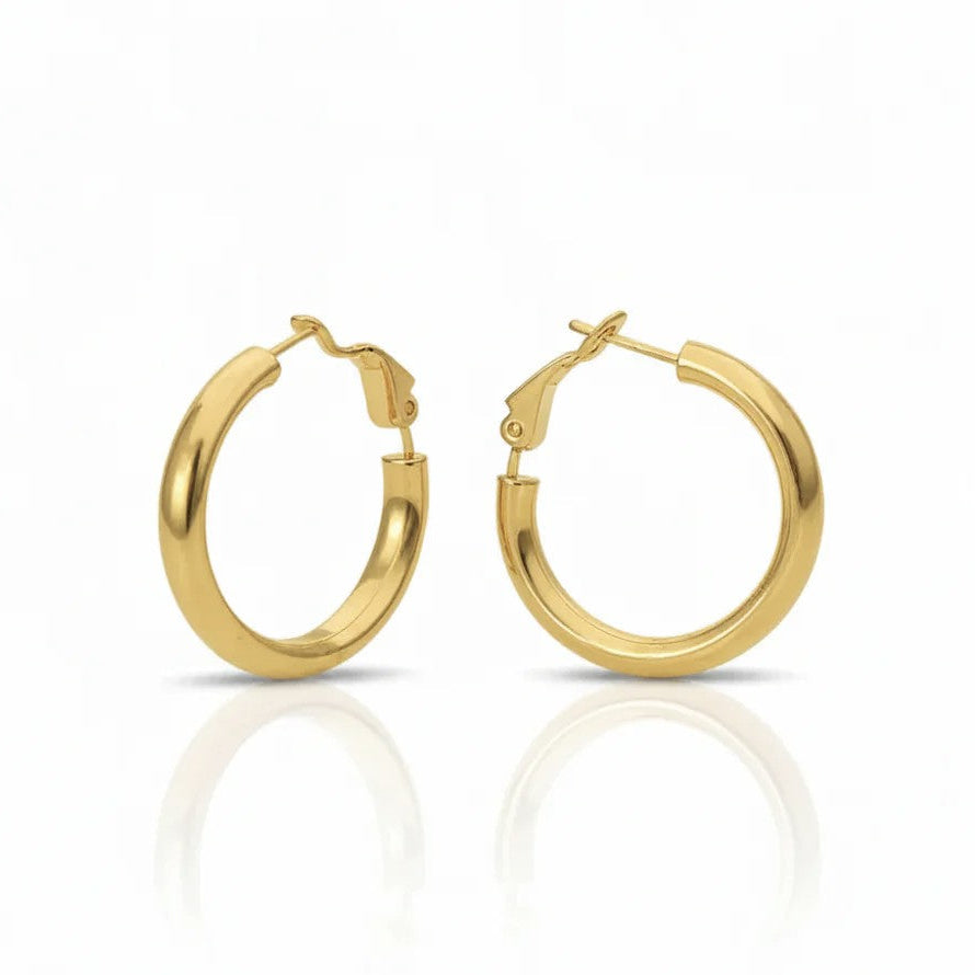 Polished Hoop Earrings