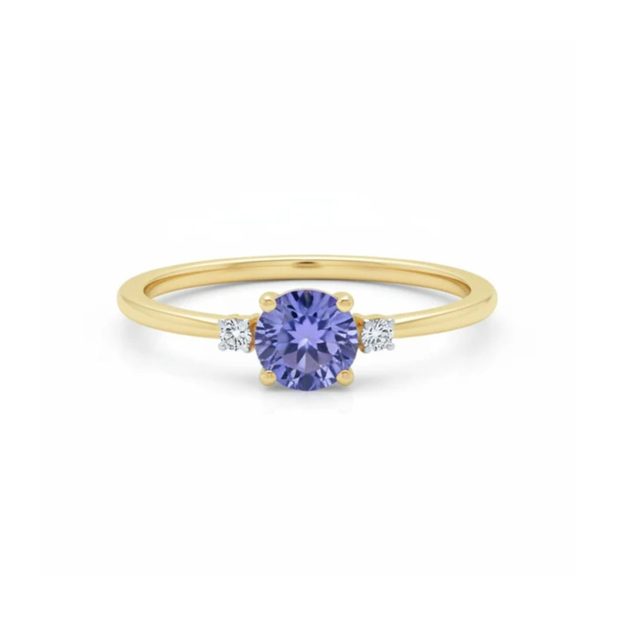 Tanzanite Engagement Ring – Trinity