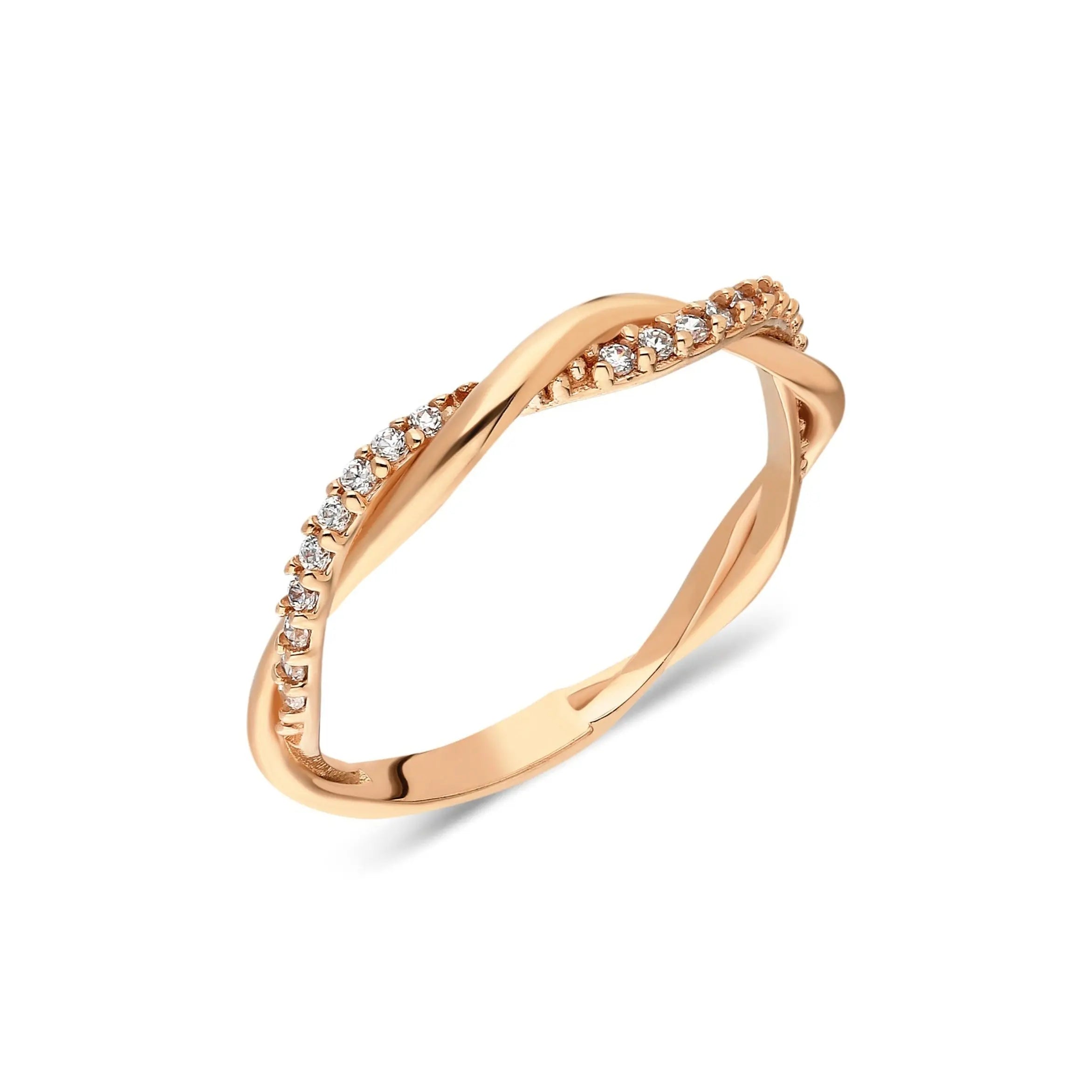 Gold Diamond Twist Ring , Diamond Eternity Ring , Twist Diamond Wedding Band , Twist Gold Ring , Twist Diamond Ring